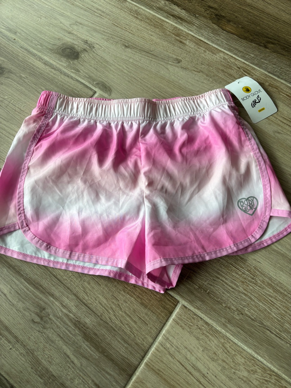 Body Glove Girls Pink Gradient Active Shorts size 12